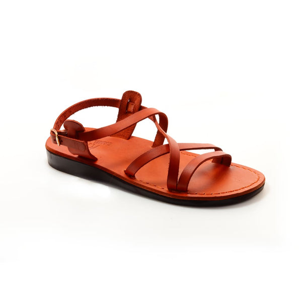  sandals, Red leather sandals for women Model 2 - Holysouq - Handmade Leather Creations