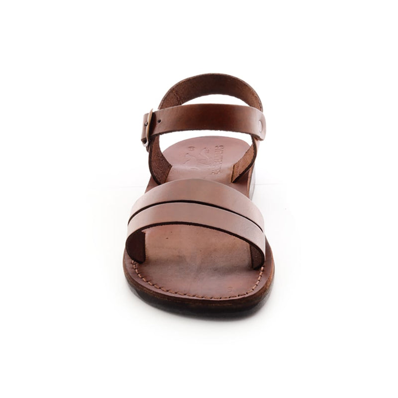  sandals, Brown leather sandals Model 14 - Holysouq - Handmade Leather Creations