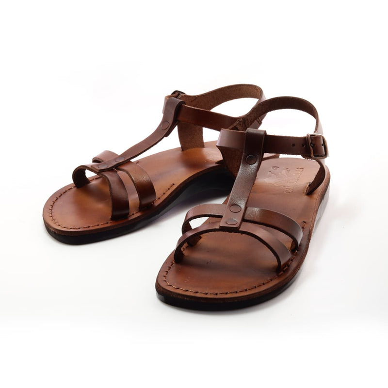  sandals, Brown Leather Sandals for women Model 62 - Holysouq - Handmade Leather Creations