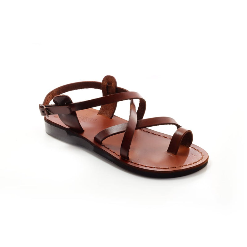  sandals, Tan Leather sandals Model 6 natural - Holysouq - Handmade Leather Creations