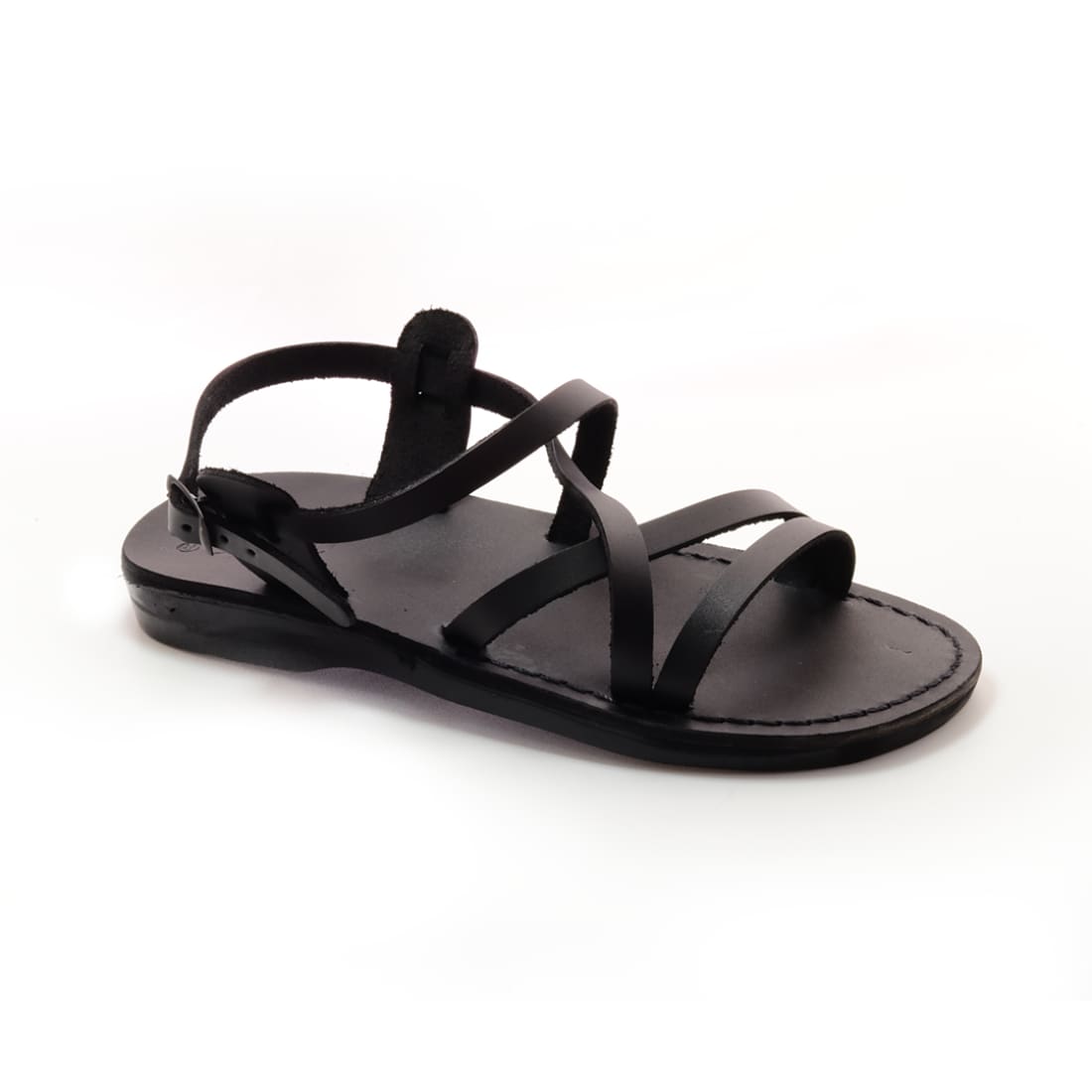 Ares - Leather sandal with ankle strap – Holysouq - Handmade Leather ...