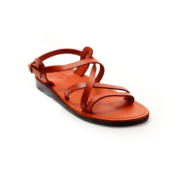  sandals, Red leather sandals for women Model 2 - Holysouq - Handmade Leather Creations