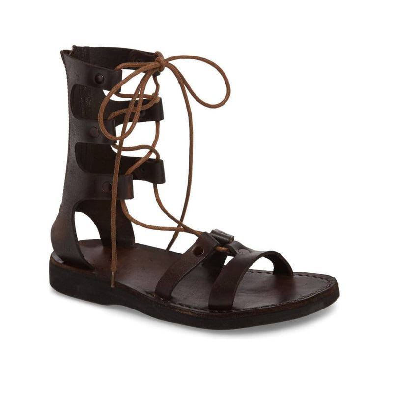  sandals, Women's Leather Lace-Up Sandals Black Leather Sandals - Holysouq - Handmade Leather Creations