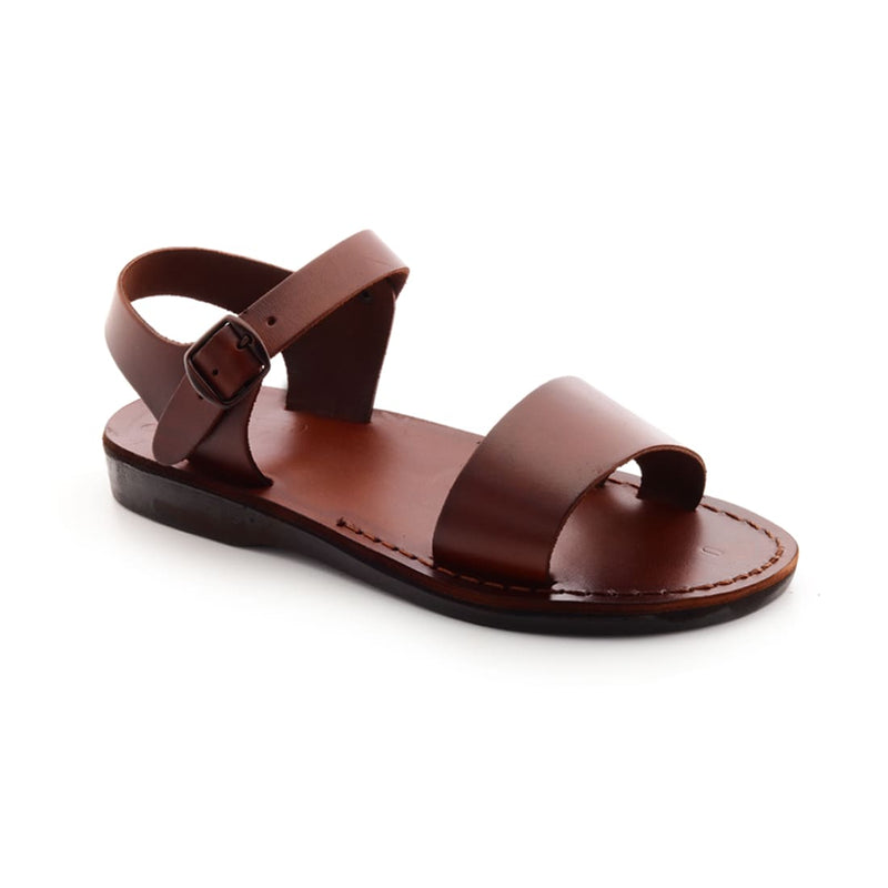  sandals, Brown leather sandals Model 12 - Holysouq - Handmade Leather Creations