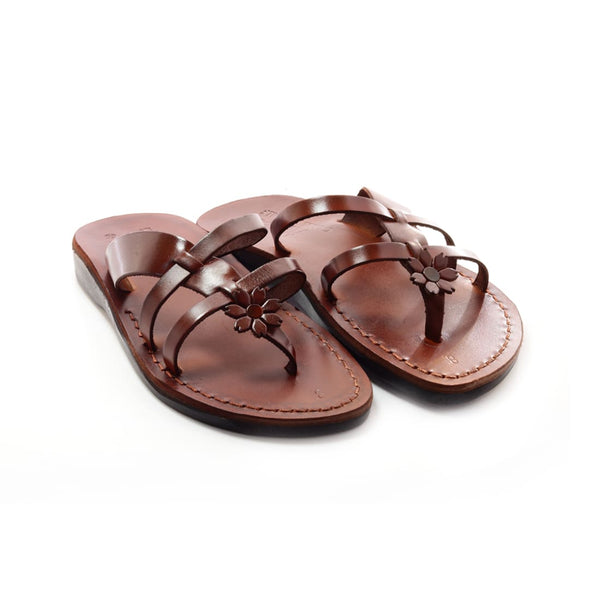  sandals, Brown Leather Sandals For Women Model 60 - Holysouq - Handmade Leather Creations