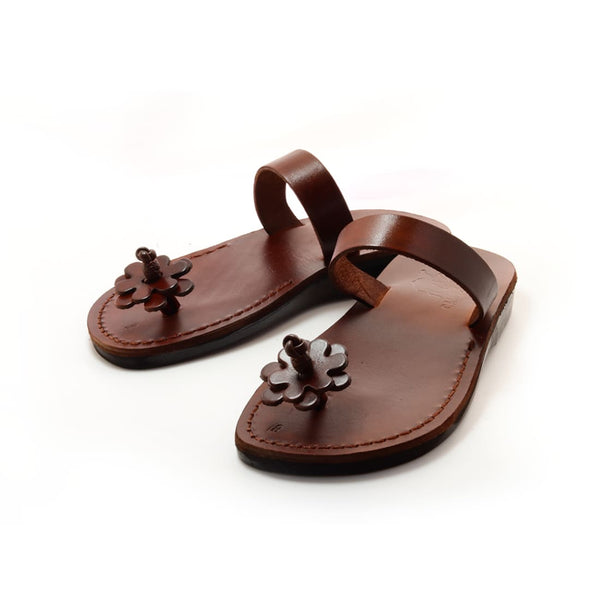  sandals, Brown Leather Sandals For Women Model 41 - Holysouq - Handmade Leather Creations