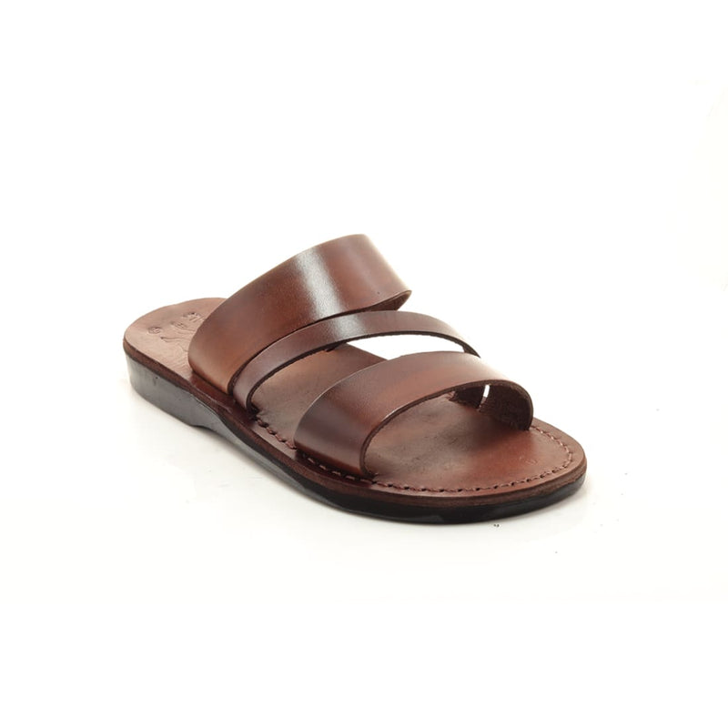 Women's Handmade Leather Slides Sandals