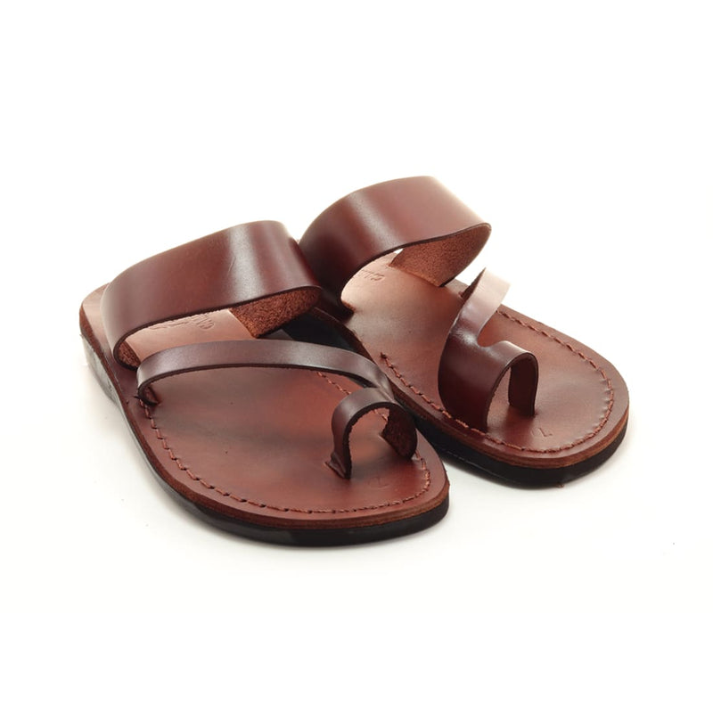  sandals, Brown leather sandals Model 24 - Holysouq - Handmade Leather Creations