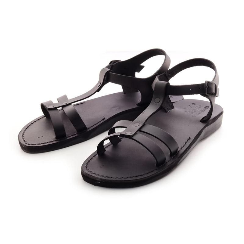  sandals, Black Leather Sandals for women Model 62 - Holysouq - Handmade Leather Creations