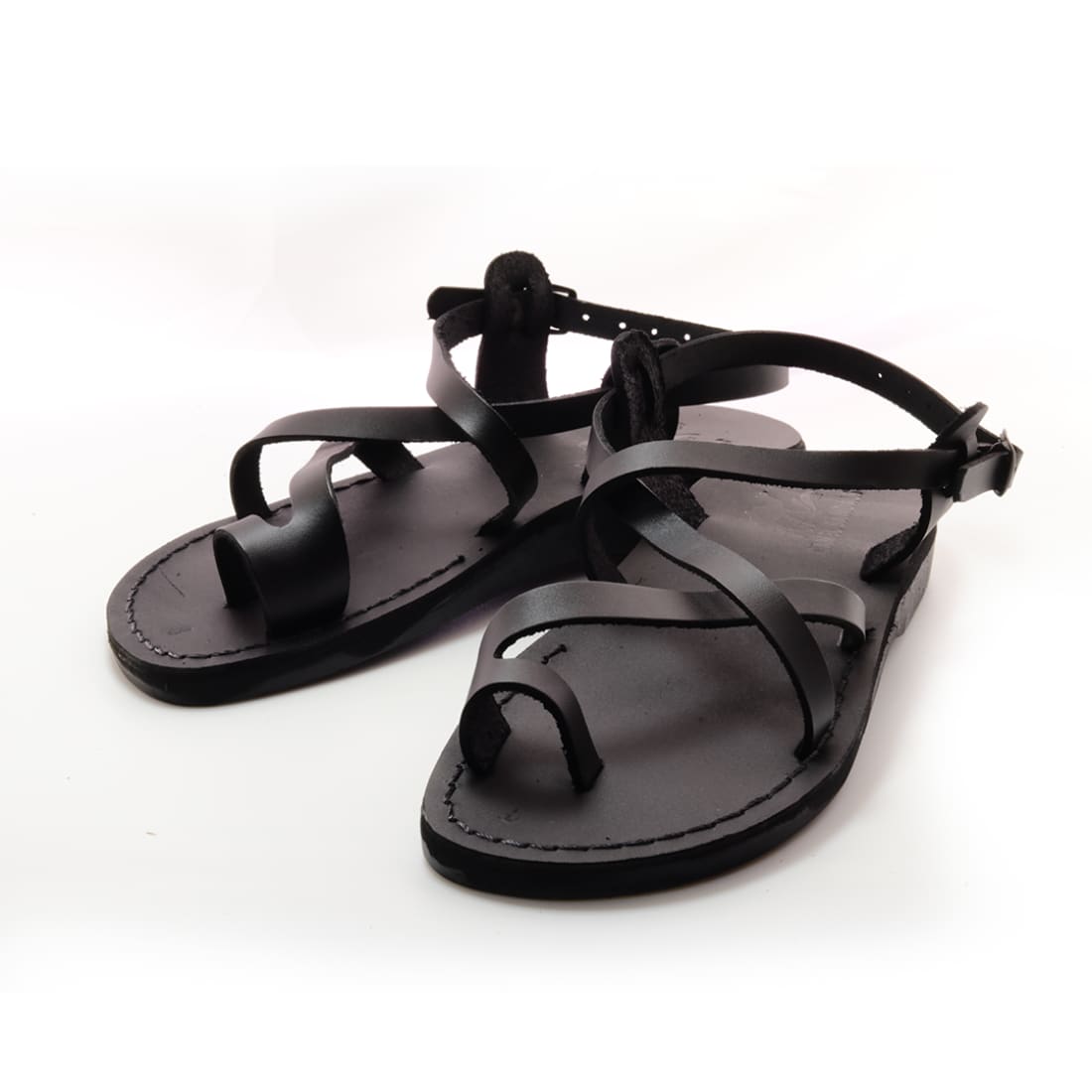 Samira - Tan leather Jesus sandal – Holysouq - Handmade Leather Creations