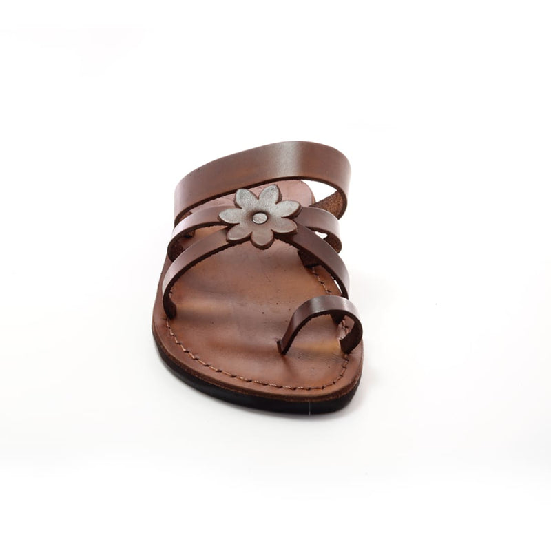  sandals, Brown Leather Sandals For Women Model 50 - Holysouq - Handmade Leather Creations