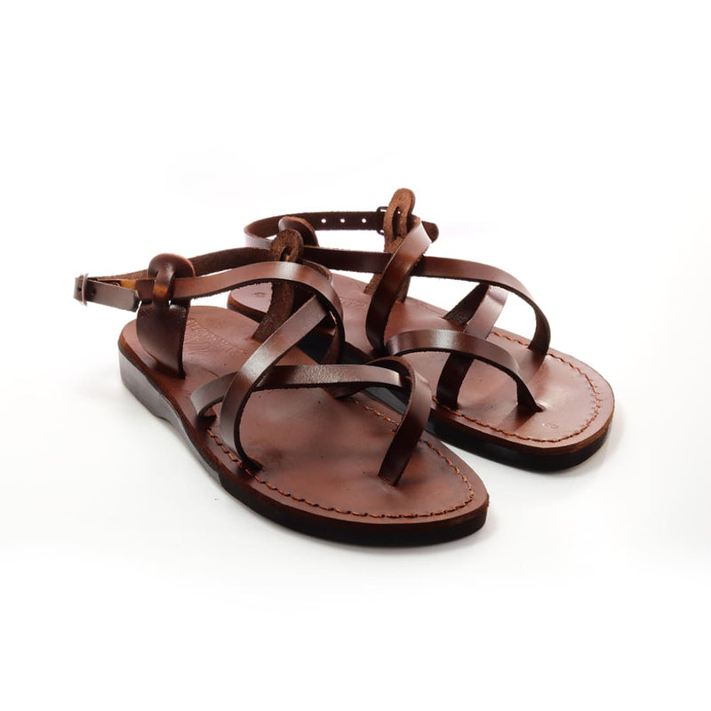  sandals, Thong Leather Sandals Brown Model 3 - Holysouq - Handmade Leather Creations